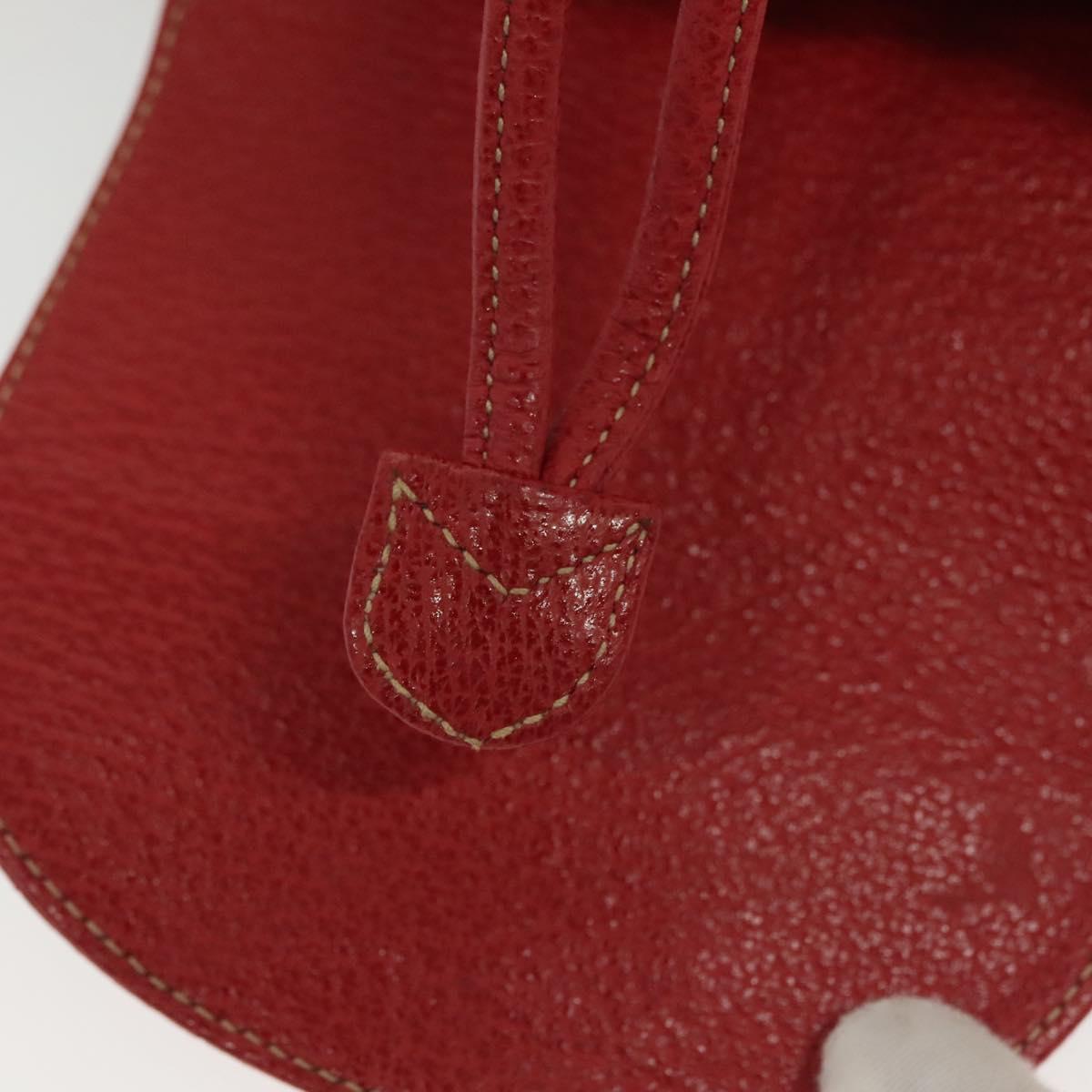 GUCCI Bamboo Backpack Suede Red Gold 003 1705 0030 Auth ep10393