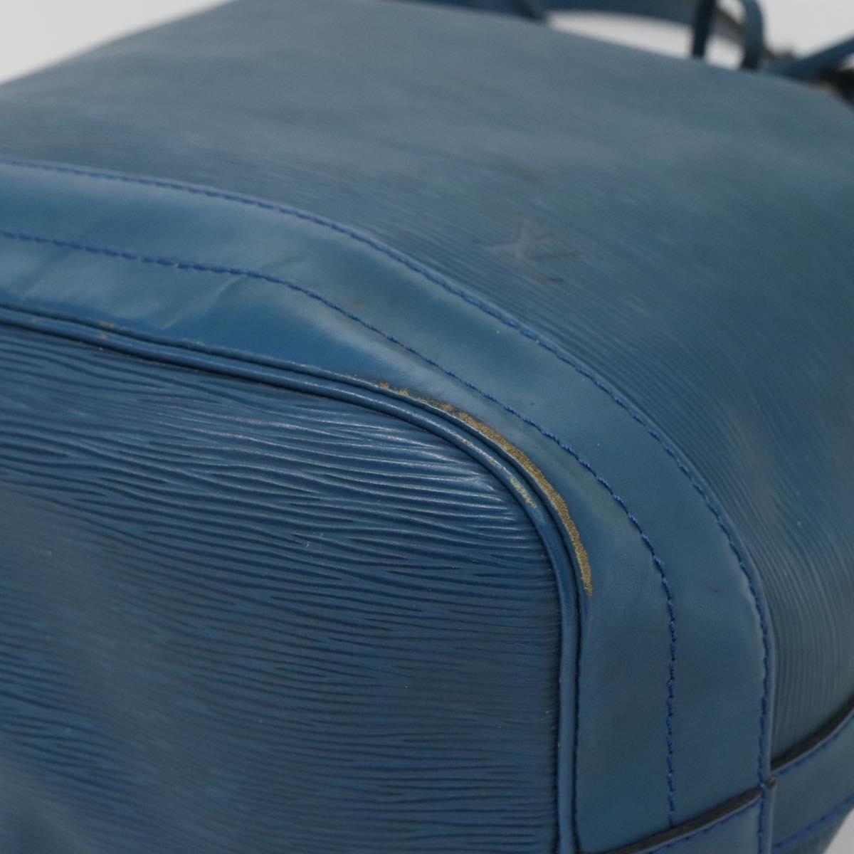 LOUIS VUITTON Epi Noe Shoulder Bag Toledo Blue M44005 LV Auth ep10419
