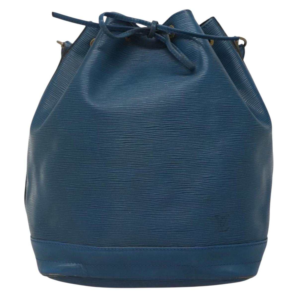 LOUIS VUITTON Epi Noe Shoulder Bag Toledo Blue M44005 LV Auth ep10419