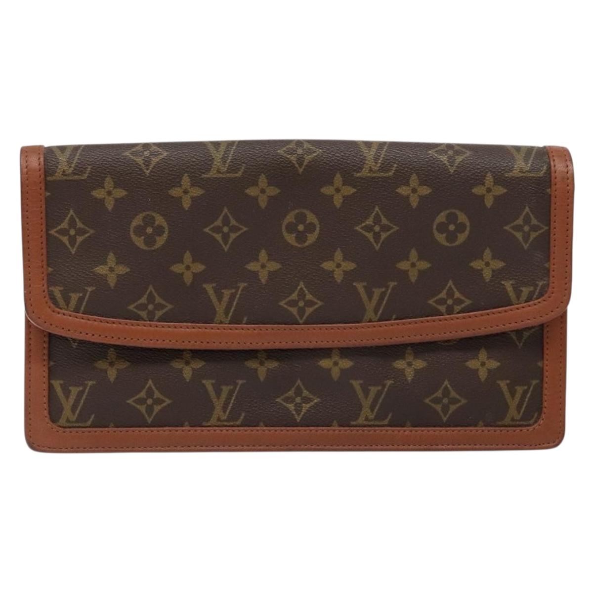 LOUIS VUITTON Monogram Pochette Dam GM Clutch Bag M51810 LV Auth ep10450