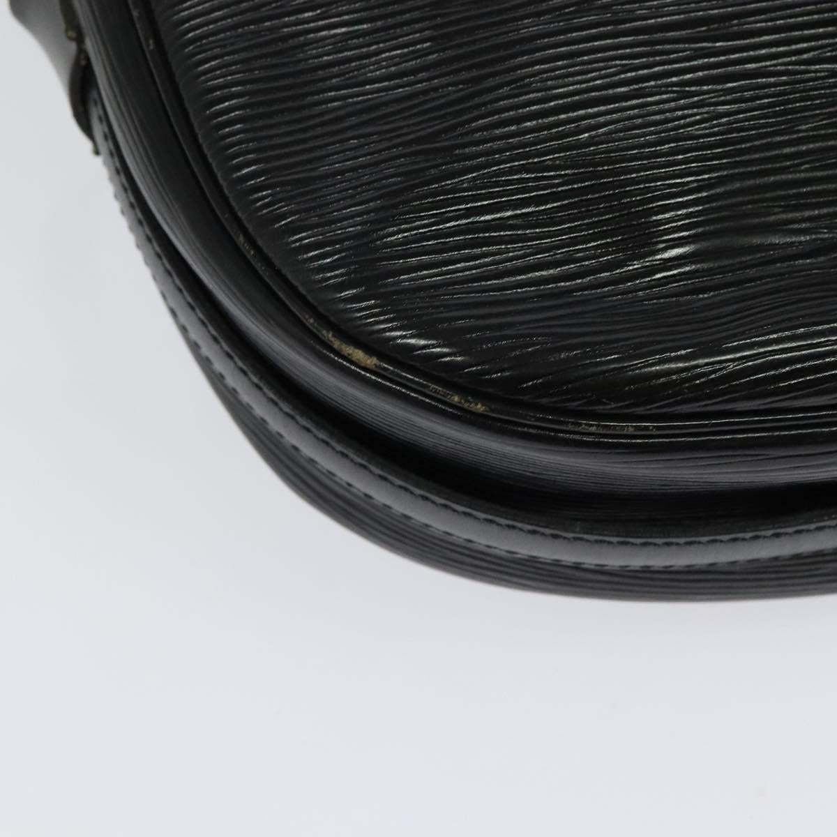 LOUIS VUITTON Epi Jeune Fille MM Shoulder Bag Black M52152 LV Auth ep10474