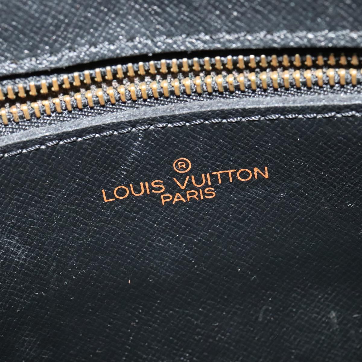 LOUIS VUITTON Epi Jeune Fille MM Shoulder Bag Black M52152 LV Auth ep10474