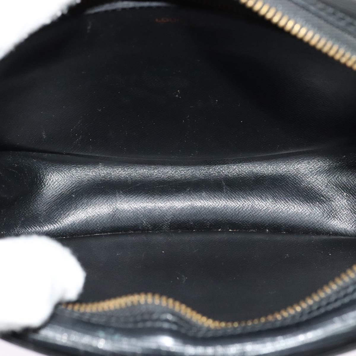 LOUIS VUITTON Epi Jeune Fille MM Shoulder Bag Black M52152 LV Auth ep10474