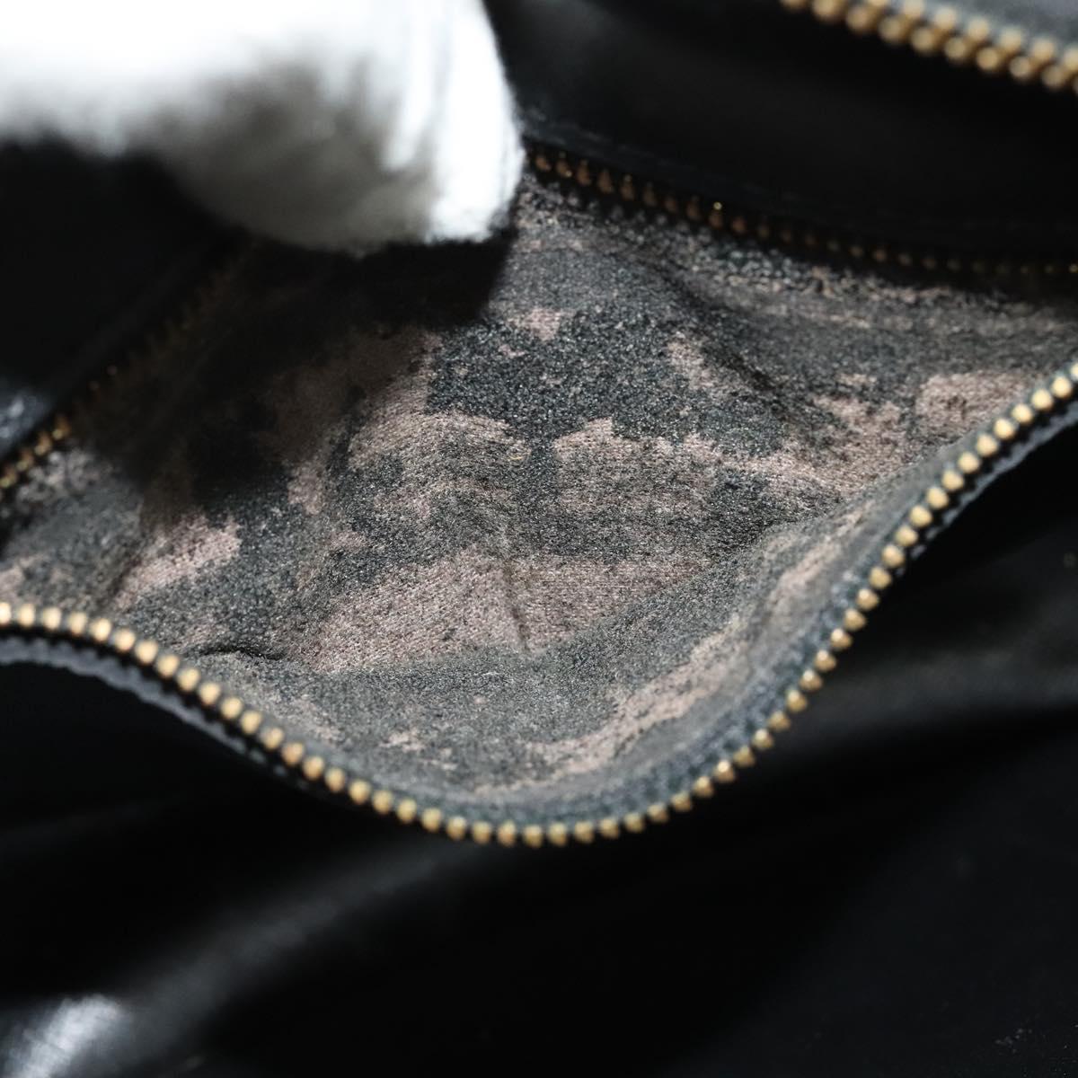 LOUIS VUITTON Epi Jeune Fille MM Shoulder Bag Black M52152 LV Auth ep10474