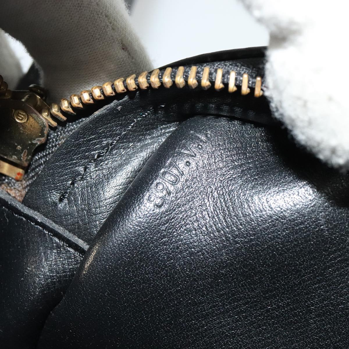 LOUIS VUITTON Epi Jeune Fille MM Shoulder Bag Black M52152 LV Auth ep10474