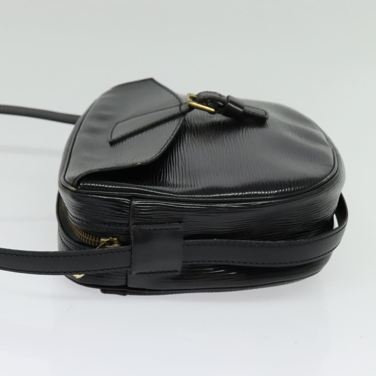 LOUIS VUITTON Epi Jeune Fille MM Shoulder Bag Black M52152 LV Auth ep10474