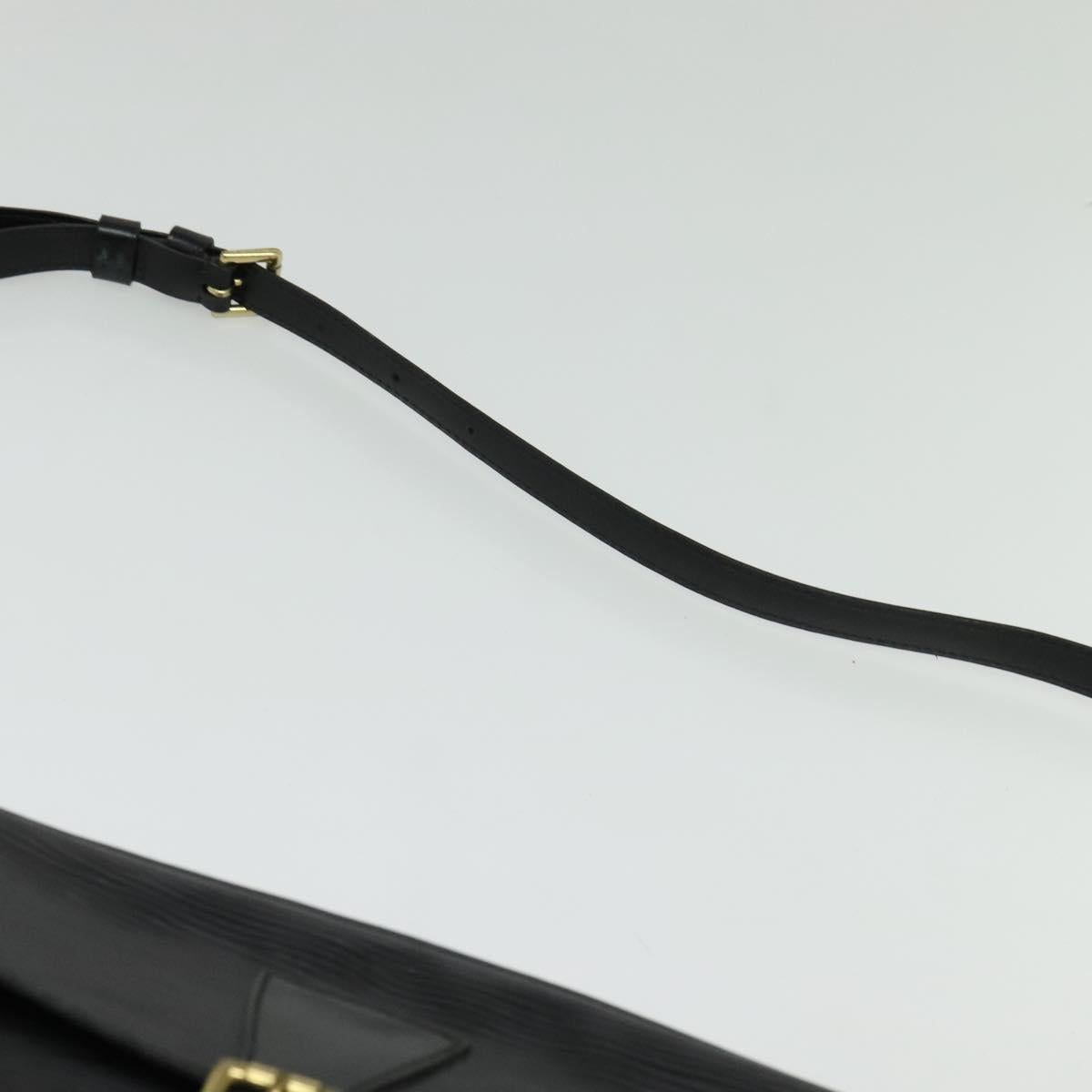 LOUIS VUITTON Epi Jeune Fille MM Shoulder Bag Black M52152 LV Auth ep10474