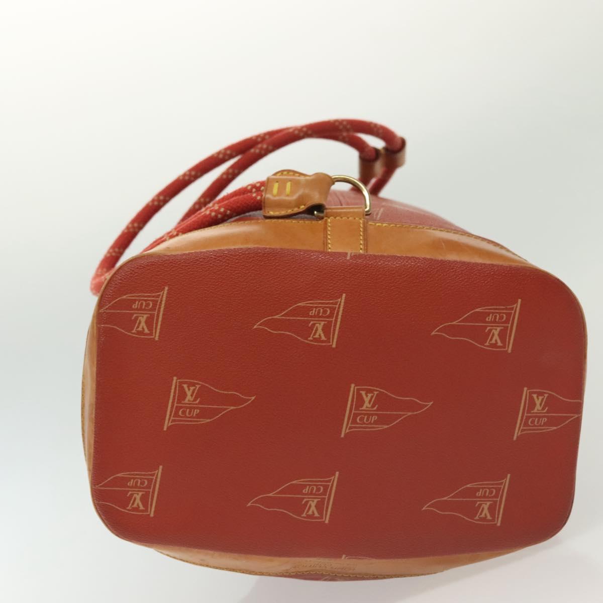 LOUIS VUITTON LV cup Saint Tropez Shoulder Bag Red M80026 LV Auth ep10503