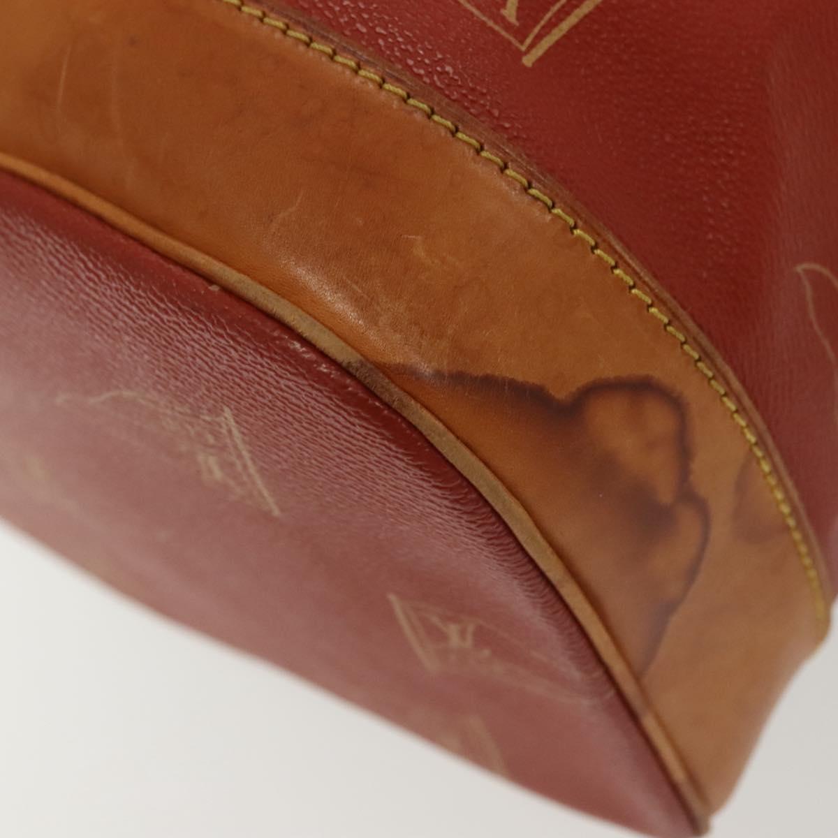 LOUIS VUITTON LV cup Saint Tropez Shoulder Bag Red M80026 LV Auth ep10503