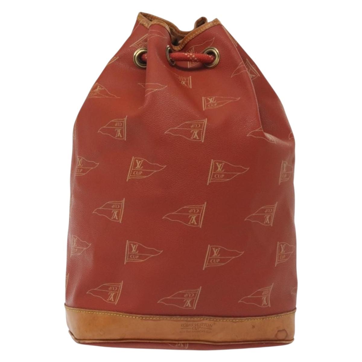 LOUIS VUITTON LV cup Saint Tropez Shoulder Bag Red M80026 LV Auth ep10503
