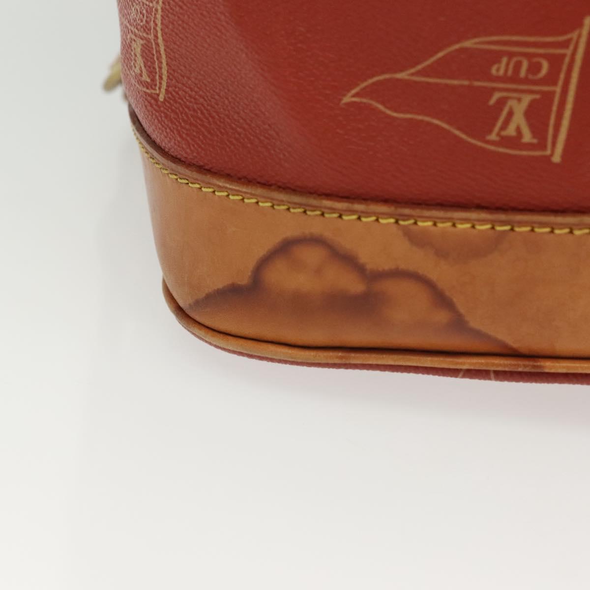 LOUIS VUITTON LV cup Saint Tropez Shoulder Bag Red M80026 LV Auth ep10503