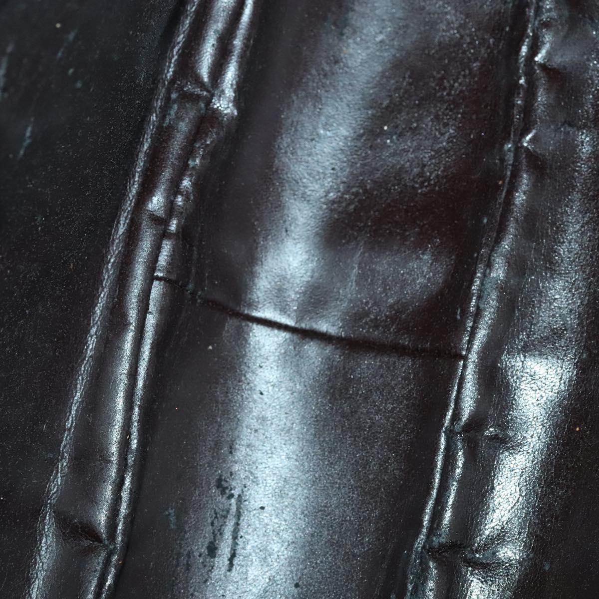 GUCCI Bamboo Hand Bag Leather 2way Brown Gold Auth ep10532