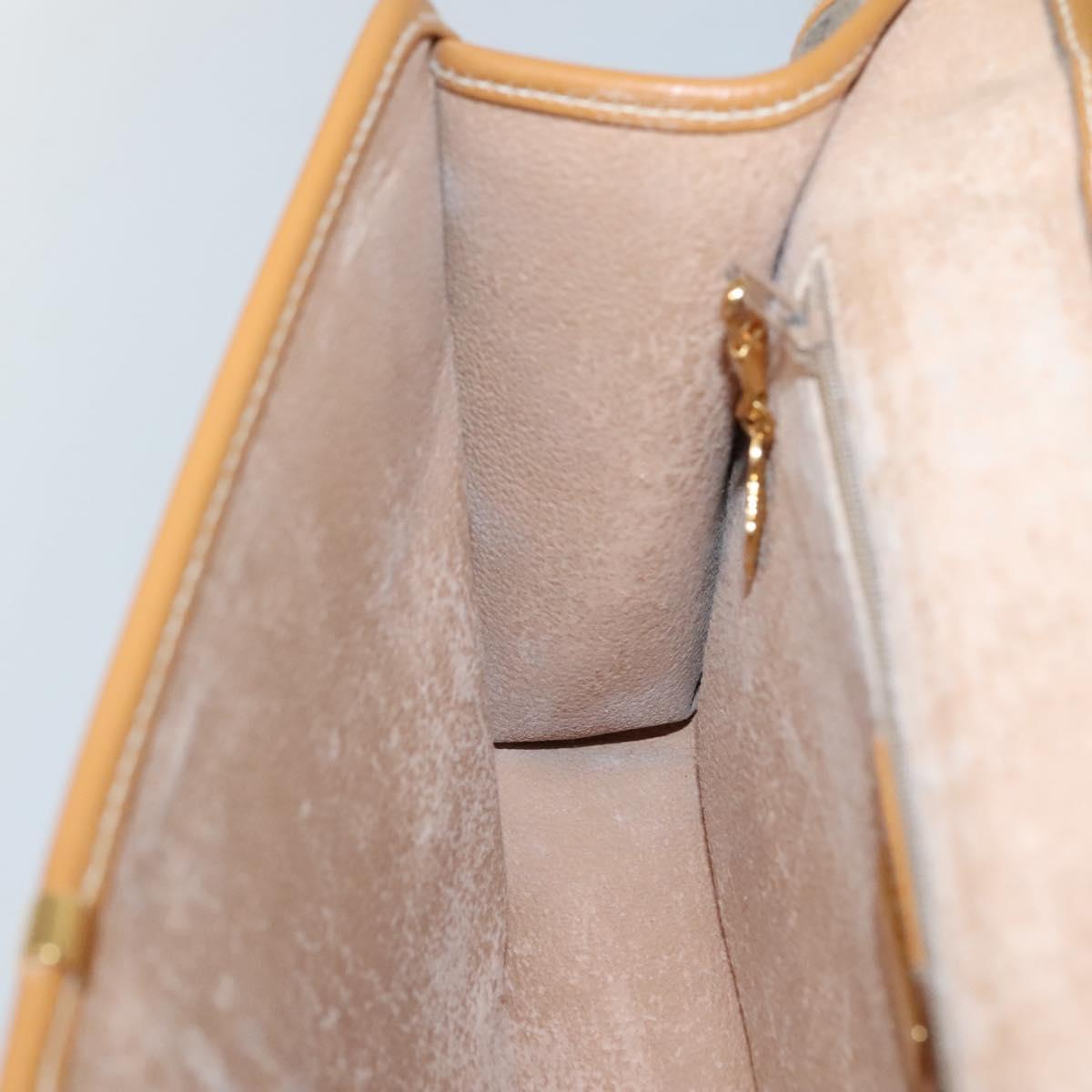 GUCCI Micro GG Supreme Shoulder Bag PVC Beige Gold 004 58 0264 Auth ep10535