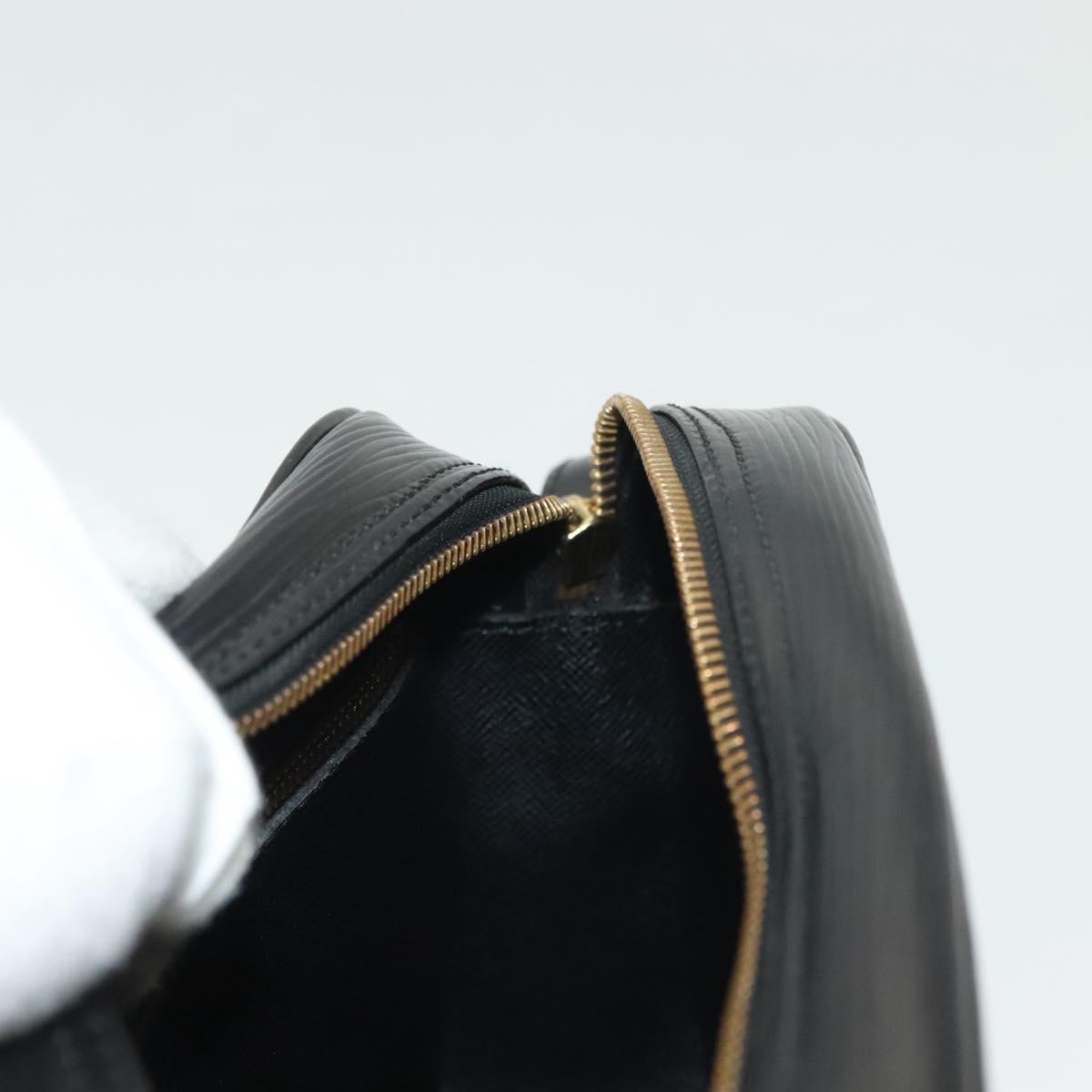 LOUIS VUITTON Epi Jeune Fille MM Shoulder Bag Black M52152 LV Auth ep10540