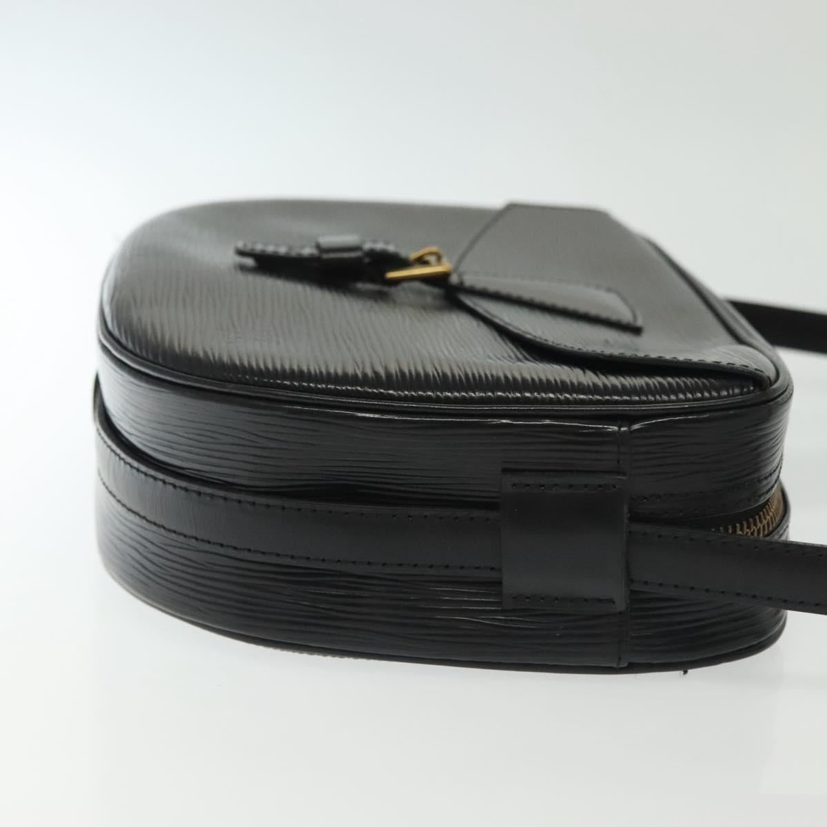 LOUIS VUITTON Epi Jeune Fille MM Shoulder Bag Black M52152 LV Auth ep10540