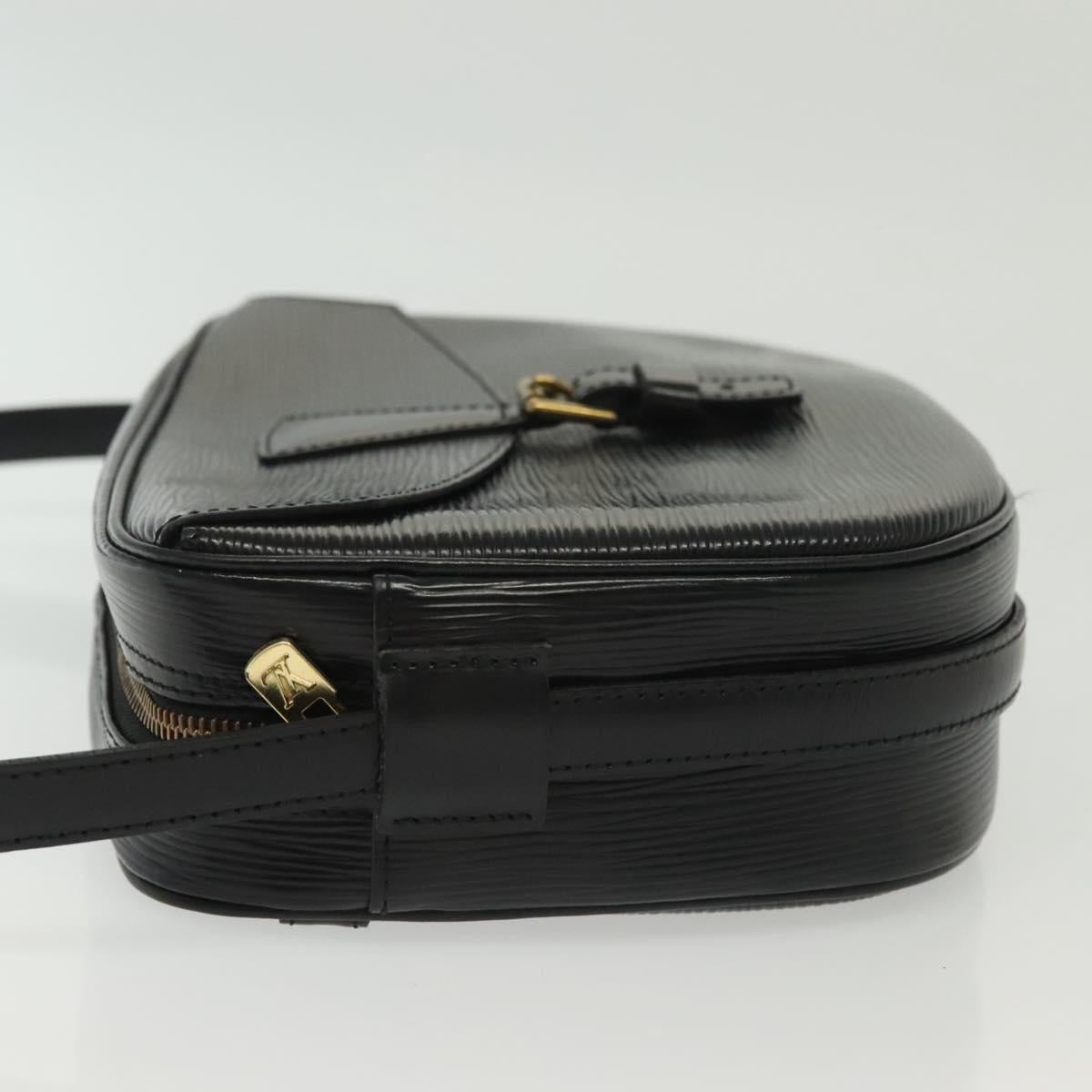 LOUIS VUITTON Epi Jeune Fille MM Shoulder Bag Black M52152 LV Auth ep10540