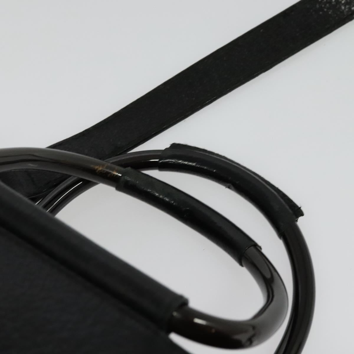 GUCCI Hand Bag Leather 2way Black 000 2058 0307 6 Auth ep10542