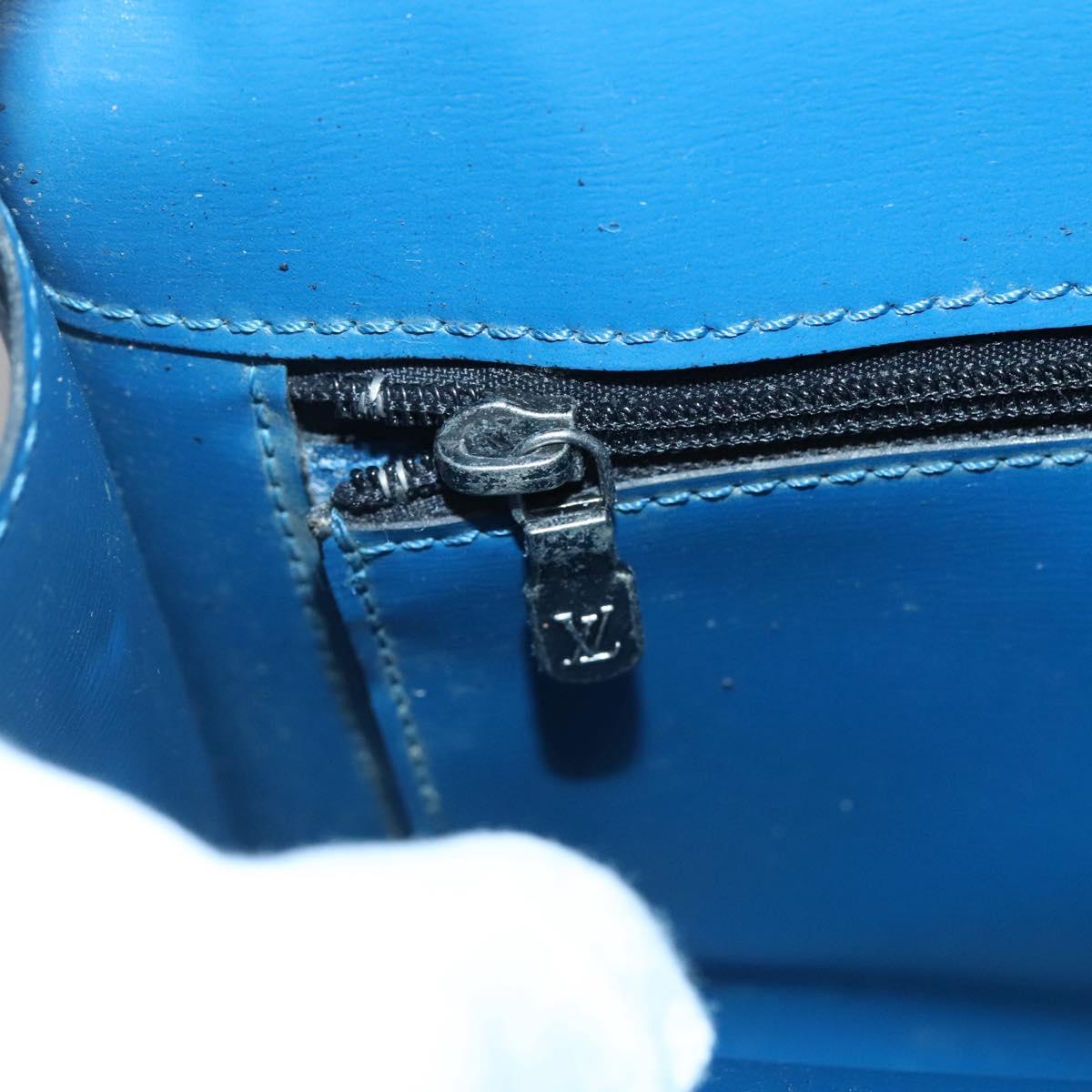 LOUIS VUITTON Epi Pochette Arche Shoulder Bag Blue M52575 LV Auth ep10558