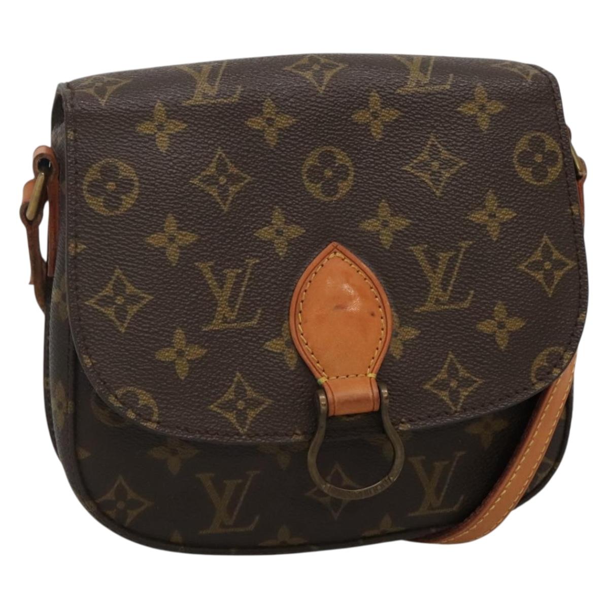 LOUIS VUITTON Monogram Saint Cloud MM Shoulder Bag M51243 LV Auth ep10559