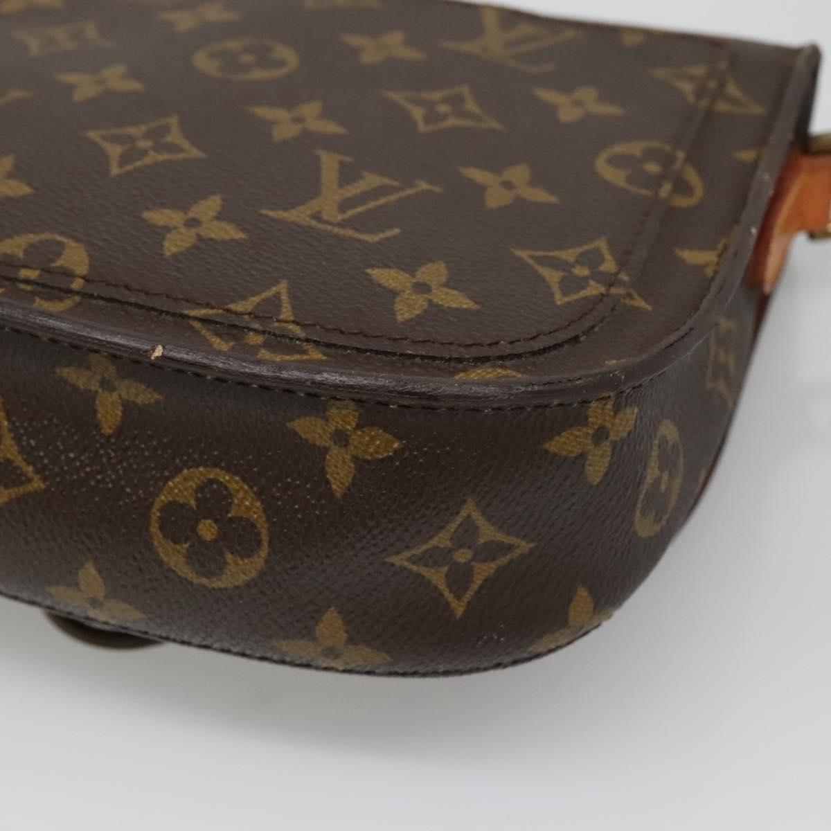 LOUIS VUITTON Monogram Saint Cloud MM Shoulder Bag M51243 LV Auth ep10559