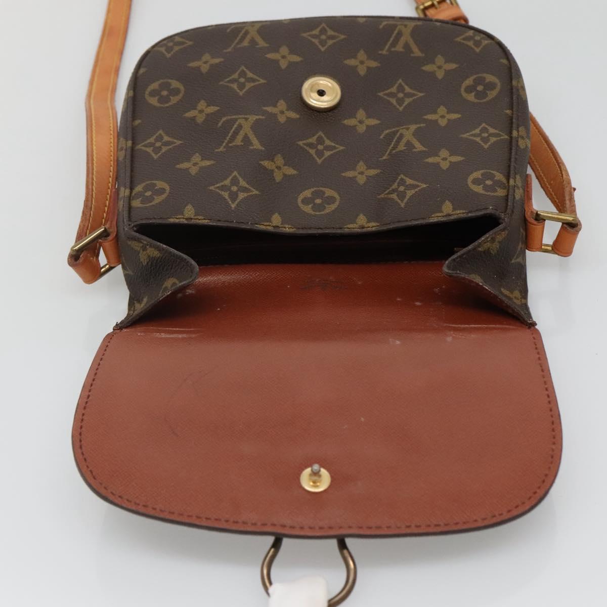LOUIS VUITTON Monogram Saint Cloud MM Shoulder Bag M51243 LV Auth ep10559