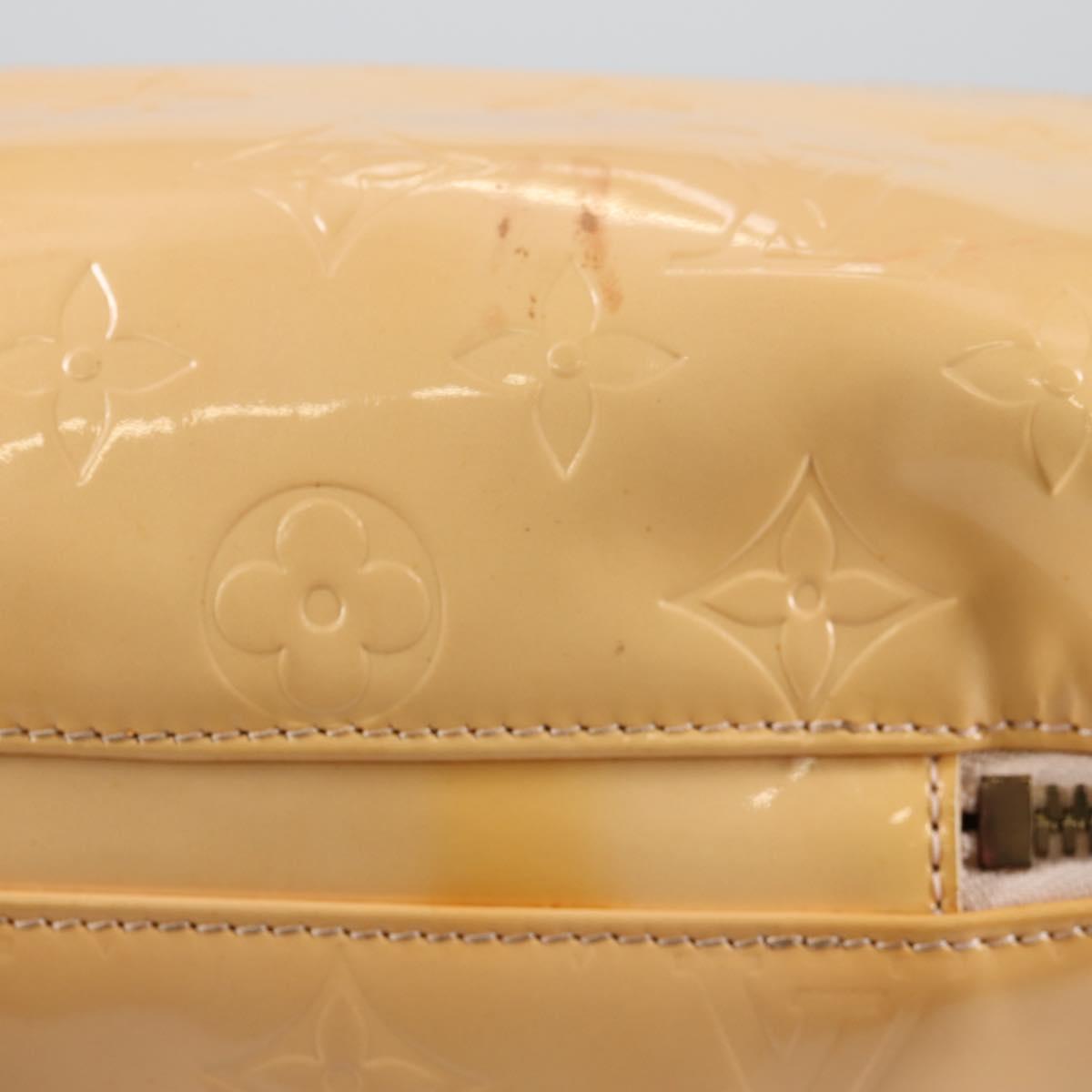 LOUIS VUITTON Vernis Sullivan Vertical Bag Marshmallow Pink M91298 Auth ep10572