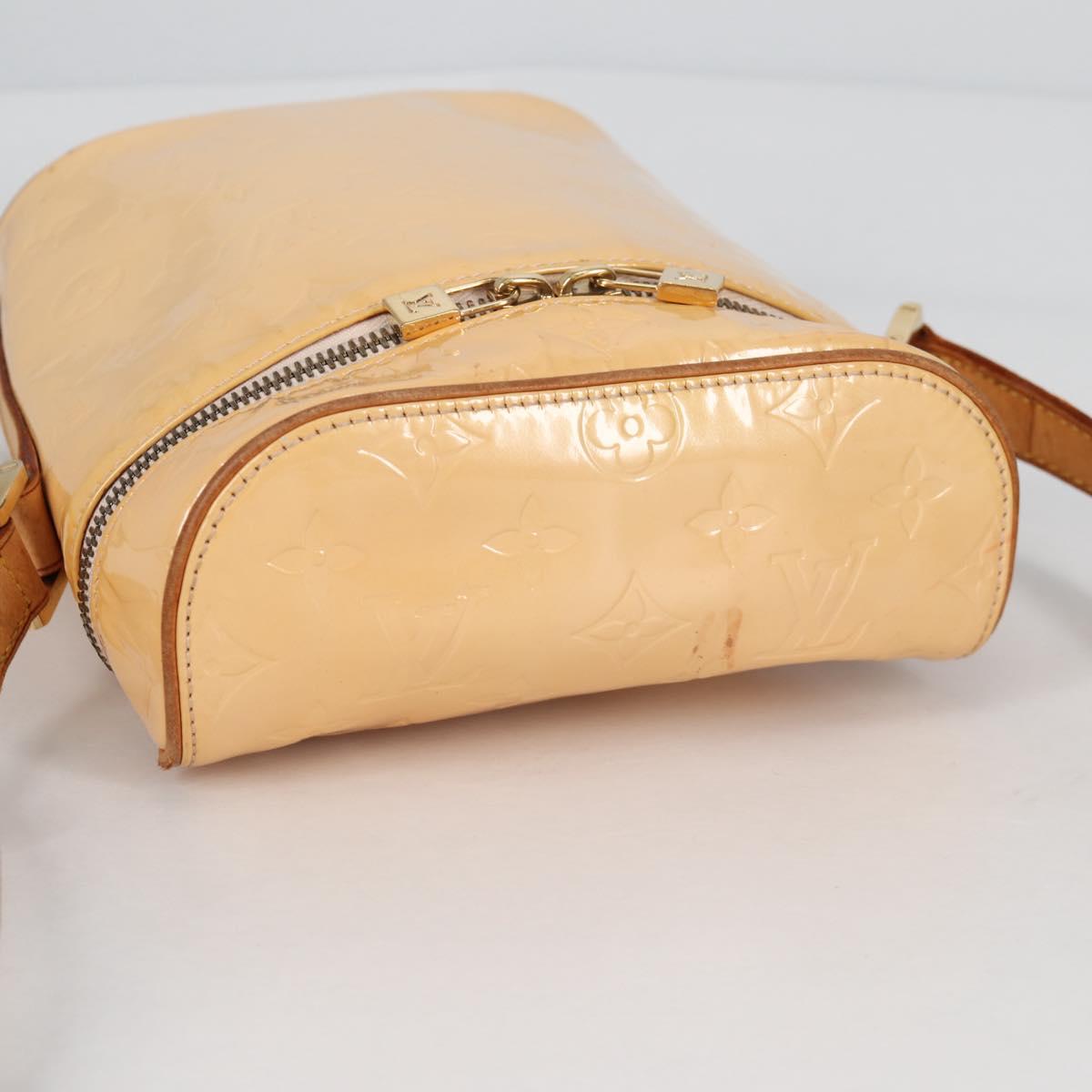 LOUIS VUITTON Vernis Sullivan Vertical Bag Marshmallow Pink M91298 Auth ep10572