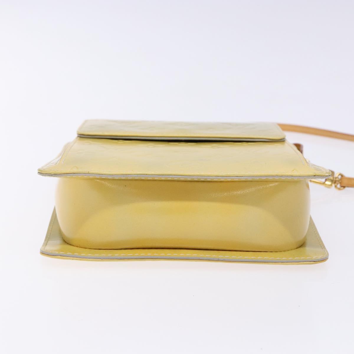 LOUIS VUITTON Monogram Vernis Motto Accessory Pouch Gris M91030 LV Auth ep10575