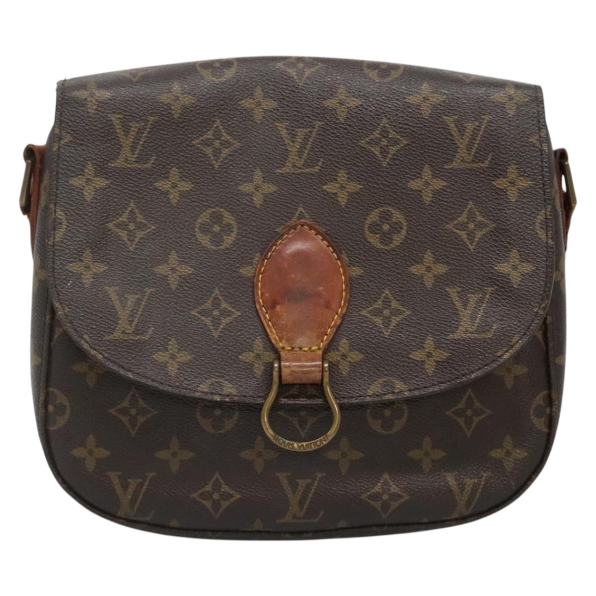 LOUIS VUITTON Monogram Saint Cloud GM Shoulder Bag M51242 LV Auth ep10579
