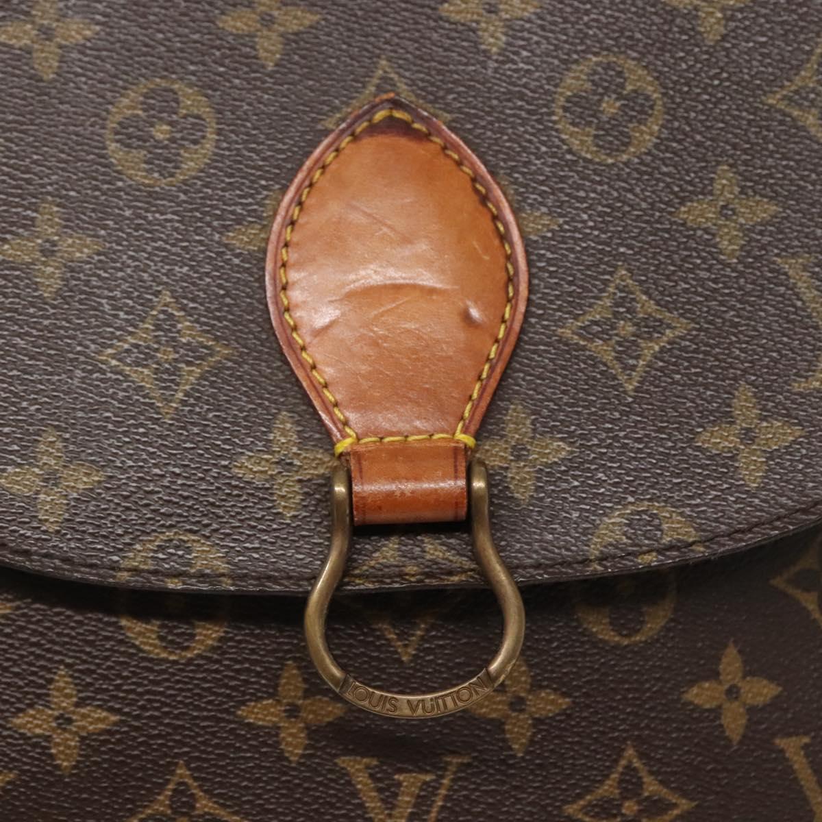 LOUIS VUITTON Monogram Saint Cloud GM Shoulder Bag M51242 LV Auth ep10583
