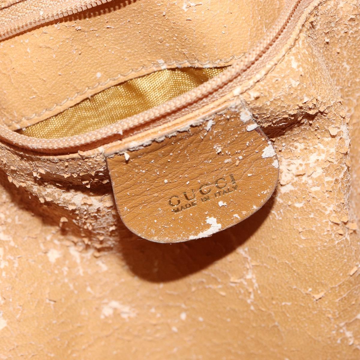 GUCCI GG Canvas Shoulder Bag Beige Gold 001 854 1627 Auth ep10612