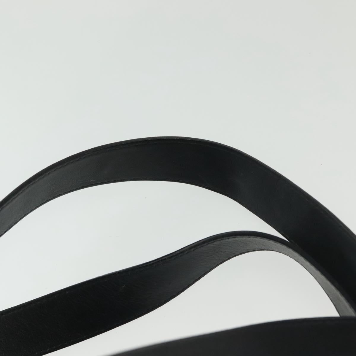 GUCCI Bamboo Backpack Leather Black Gold 003 2058 0016 Auth ep10615