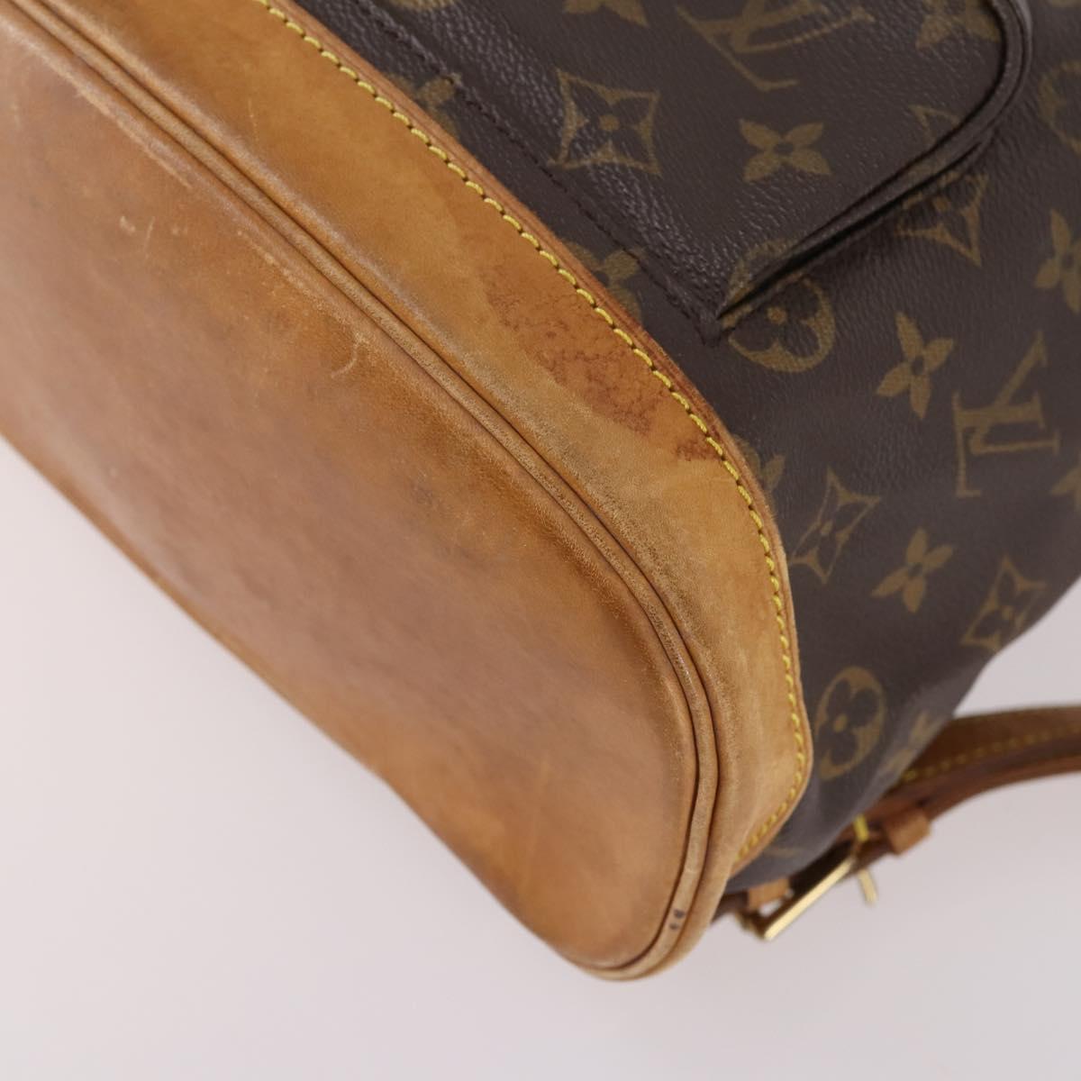 LOUIS VUITTON Monogram Montsouris MM Backpack M51136 LV Auth ep10627