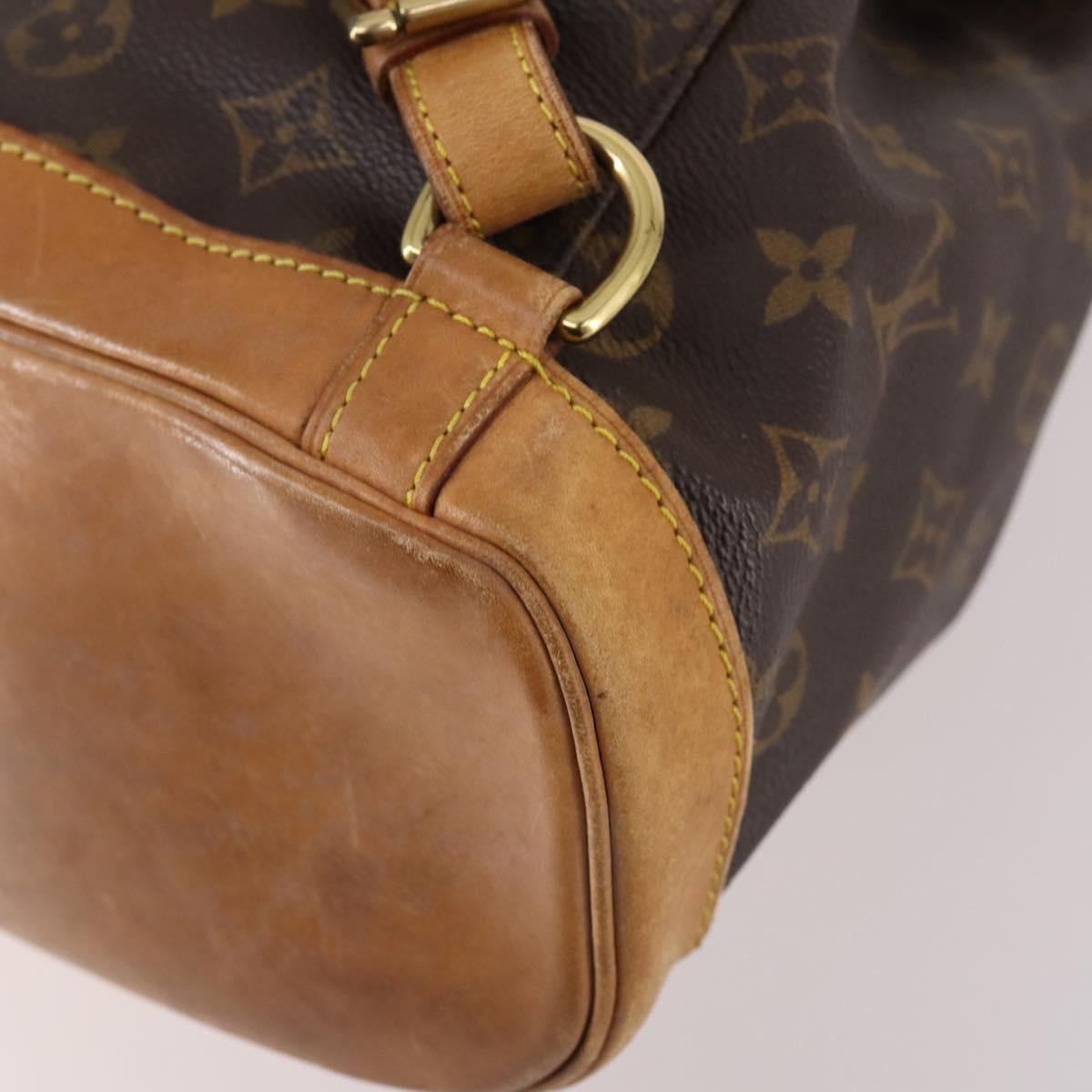 LOUIS VUITTON Monogram Montsouris MM Backpack M51136 LV Auth ep10627