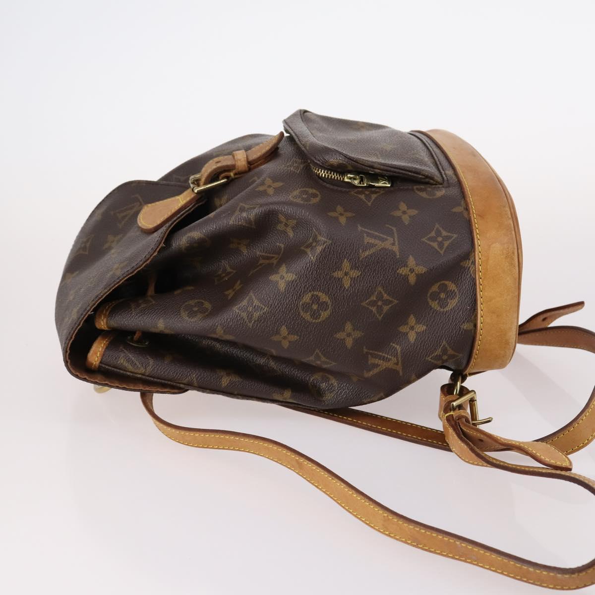 LOUIS VUITTON Monogram Montsouris MM Backpack M51136 LV Auth ep10627