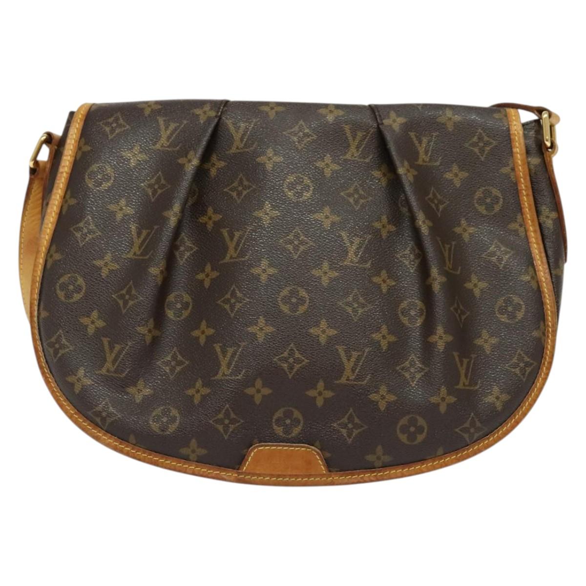 LOUIS VUITTON Monogram Menilmontant MM Shoulder Bag M40473 LV Auth ep10636