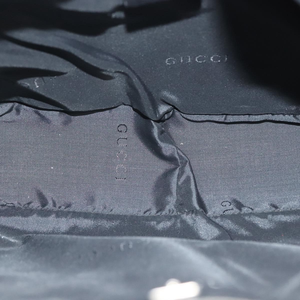 GUCCI Bamboo GG Canvas Hand Bag 2way Black Silver 001 4095 Auth ep10663