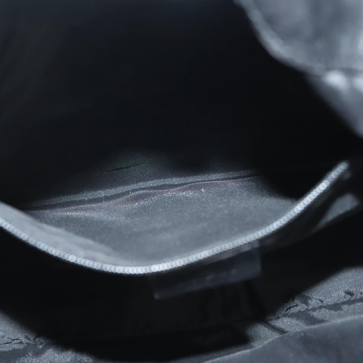 GUCCI Bamboo GG Canvas Hand Bag 2way Black Silver 001 4095 Auth ep10663