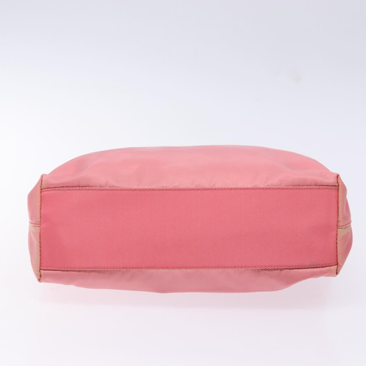 PRADA Hand Bag Nylon Pink Auth ep10674