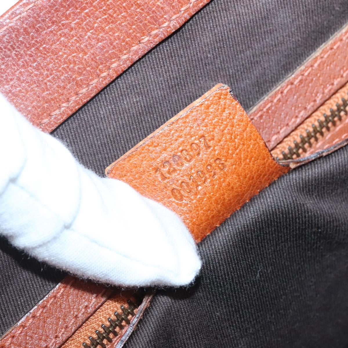 GUCCI GG Canvas Hand Bag Beige 120897 Auth ep10675