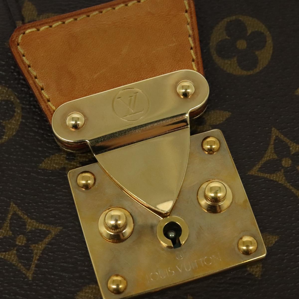 LOUIS VUITTON Monogram Serviette Fermoir Business Bag M53305 LV Auth ep10677