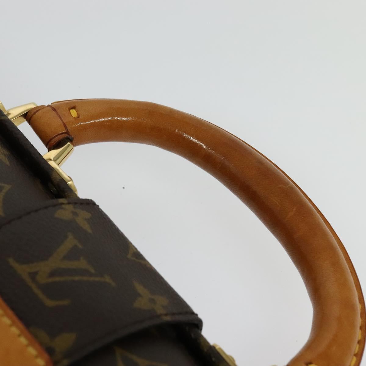 LOUIS VUITTON Monogram Serviette Fermoir Business Bag M53305 LV Auth ep10677