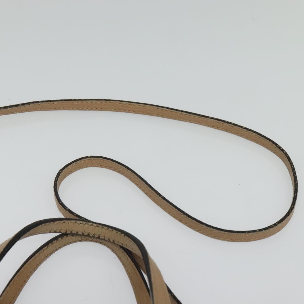 GUCCI Mini Swing Hand Bag Canvas 2way White Gold Auth ep10692