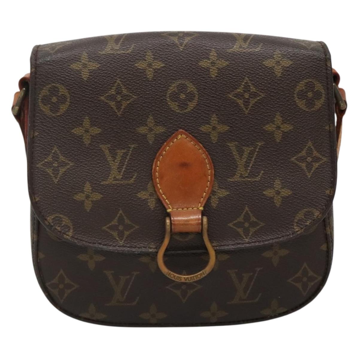 LOUIS VUITTON Monogram Saint Cloud MM Shoulder Bag M51243 LV Auth ep10706