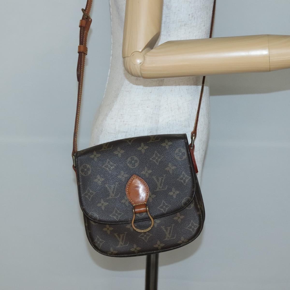 LOUIS VUITTON Monogram Saint Cloud MM Shoulder Bag M51243 LV Auth ep10706