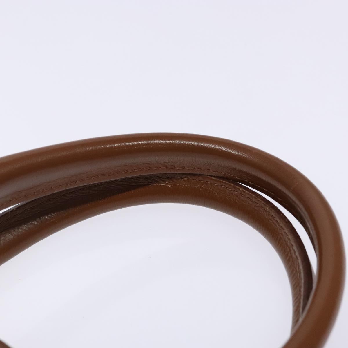 Burberrys Nova Check Hand Bag Canvas Beige Gold Auth ep10710