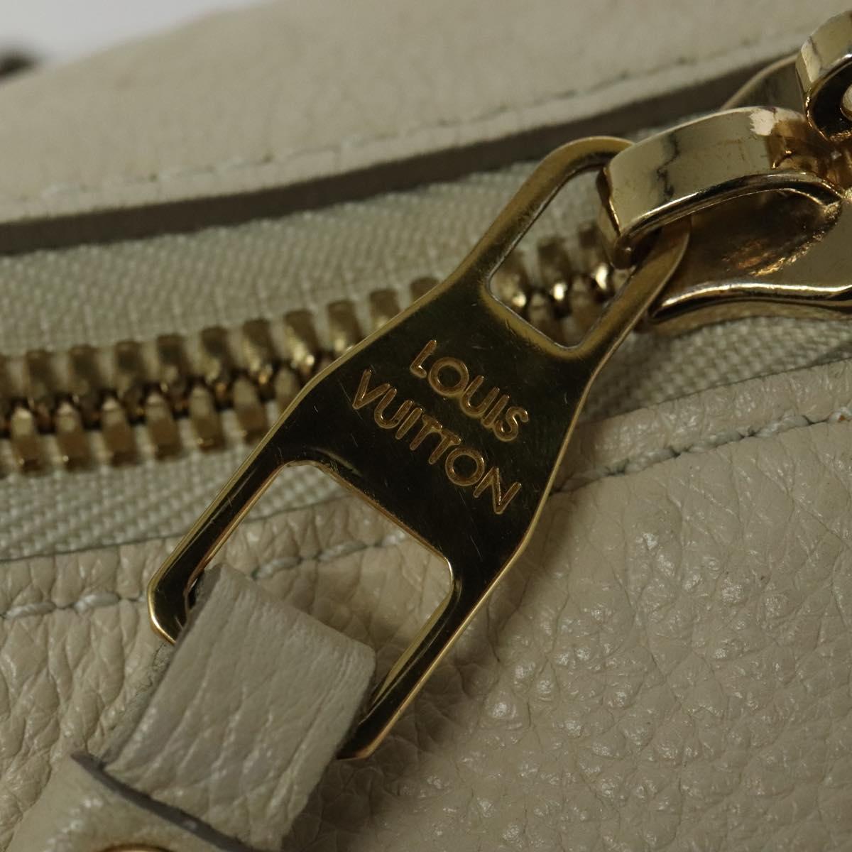 LOUIS VUITTON Monogram Empreinte Lumineuse PM Bag 2way White M93411 Auth ep10722