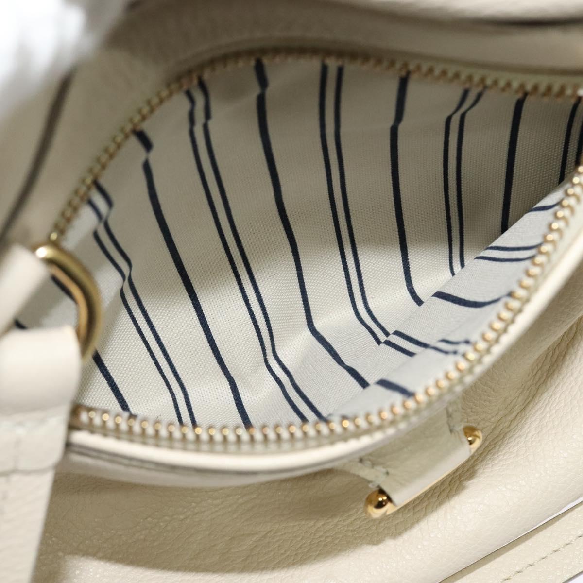 LOUIS VUITTON Monogram Empreinte Lumineuse PM Bag 2way White M93411 Auth ep10722