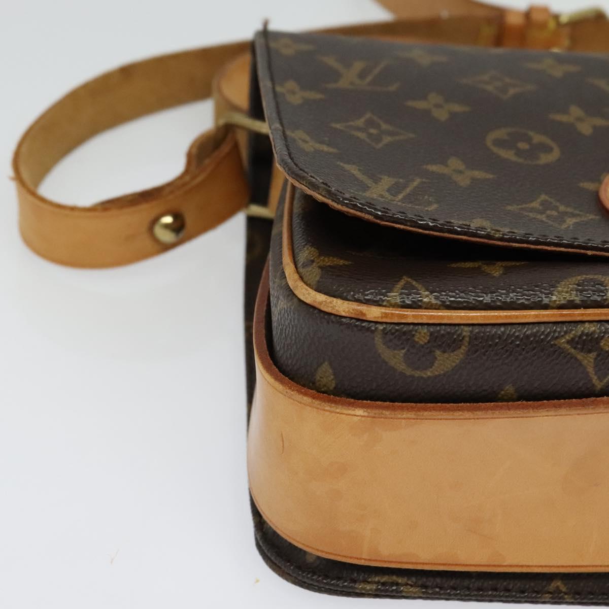 LOUIS VUITTON Monogram Cartouchiere MM Shoulder Bag M51253 LV Auth ep10730