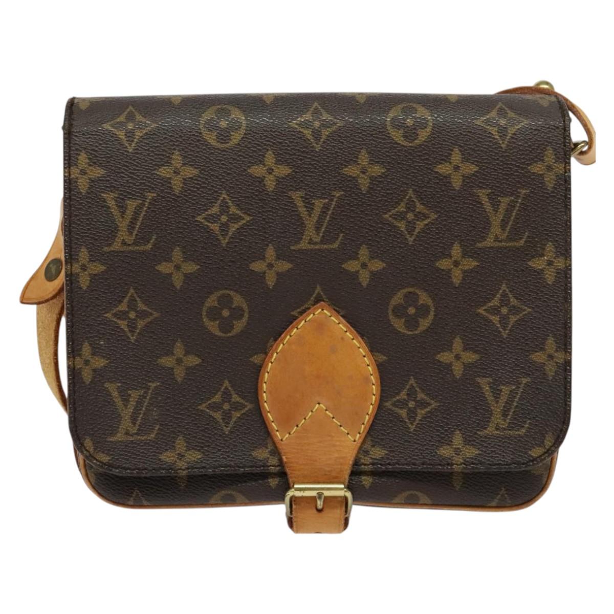 LOUIS VUITTON Monogram Cartouchiere MM Shoulder Bag M51253 LV Auth ep10730